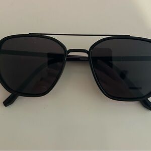 Black Aviator Sunglasses